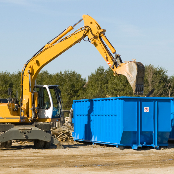 can i choose the location where the residential dumpster will be placed in Byron